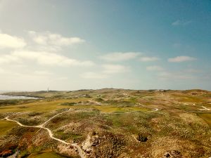 Cape Wickham 6th Green Aerial